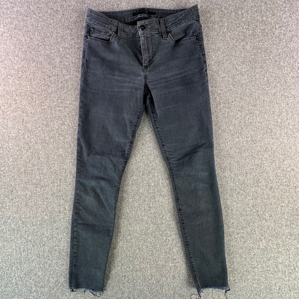 Joe's Jeans Jeans Womens 29 Imogene Gray Raw Hem Skinny Ankle CGEIMO5968